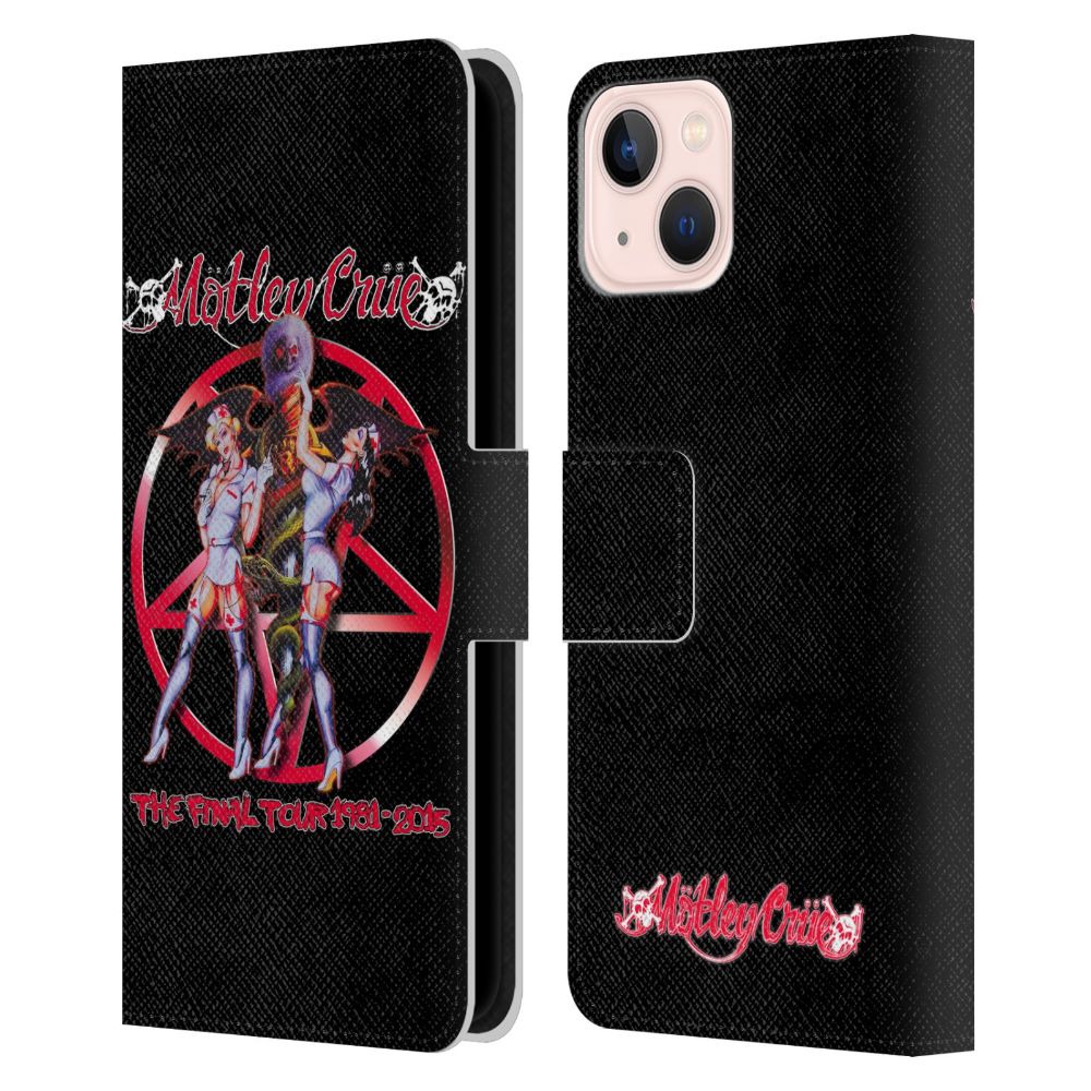 MOTLEY CRUE モトリークルー - Dr. Feelgood Final レザー手帳型 / Apple iPhoneケース 【公式 / オフィシャル】