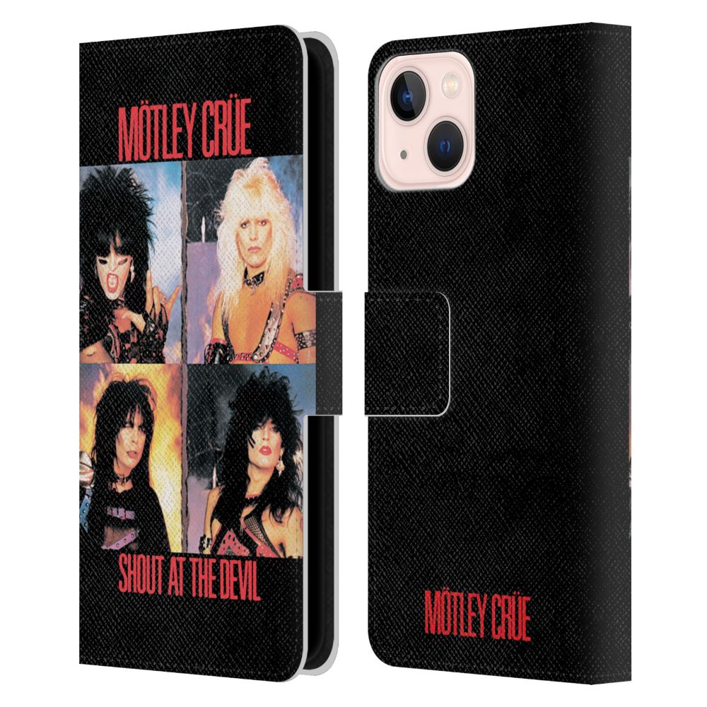 MOTLEY CRUE モトリークルー - Shout At The Devil レザー手帳型 / Apple iPhoneケース 【公式 / オフィシャル】