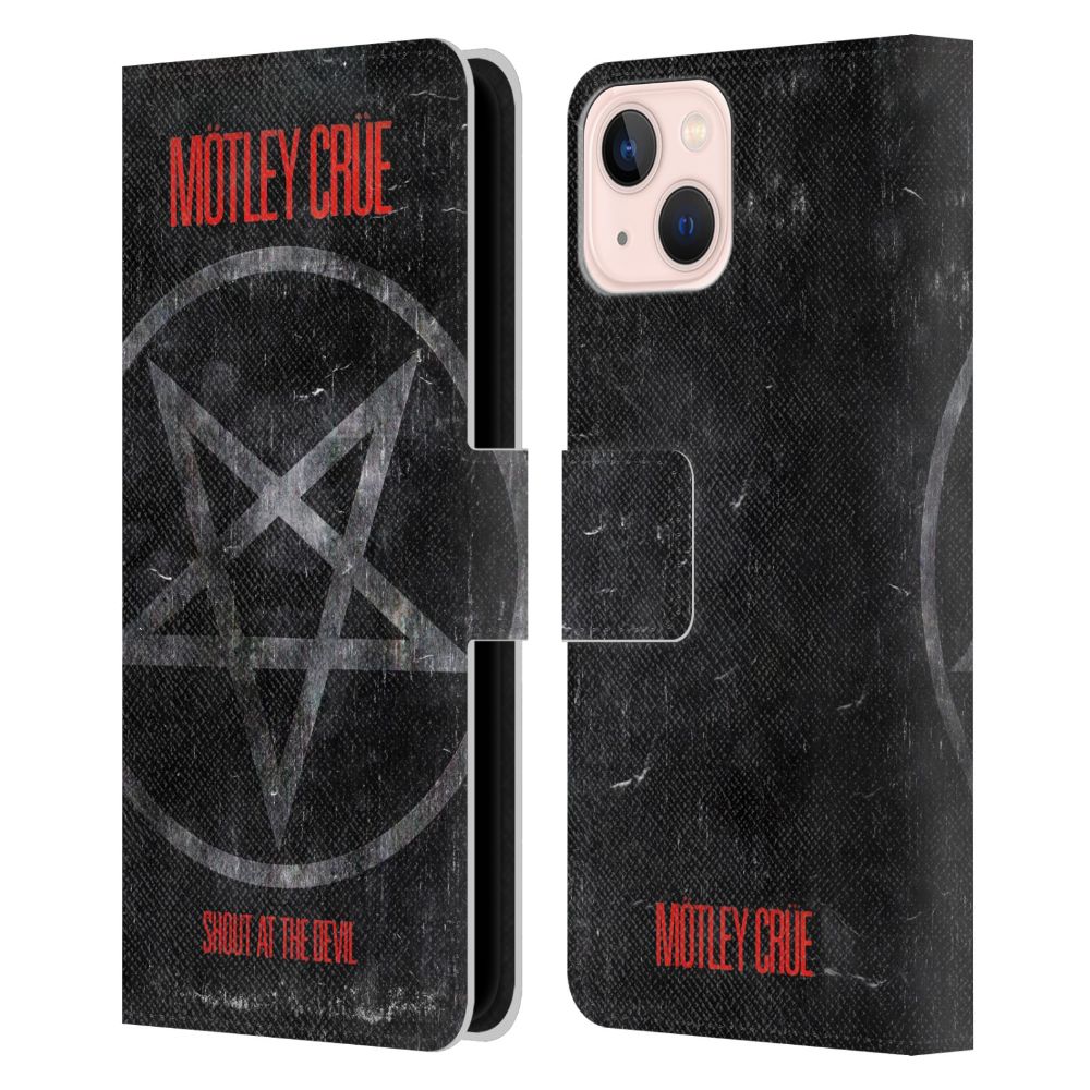 MOTLEY CRUE モトリークルー - SATD Star レザー手帳型 / Apple iPhoneケース 【公式 / オフィシャル】