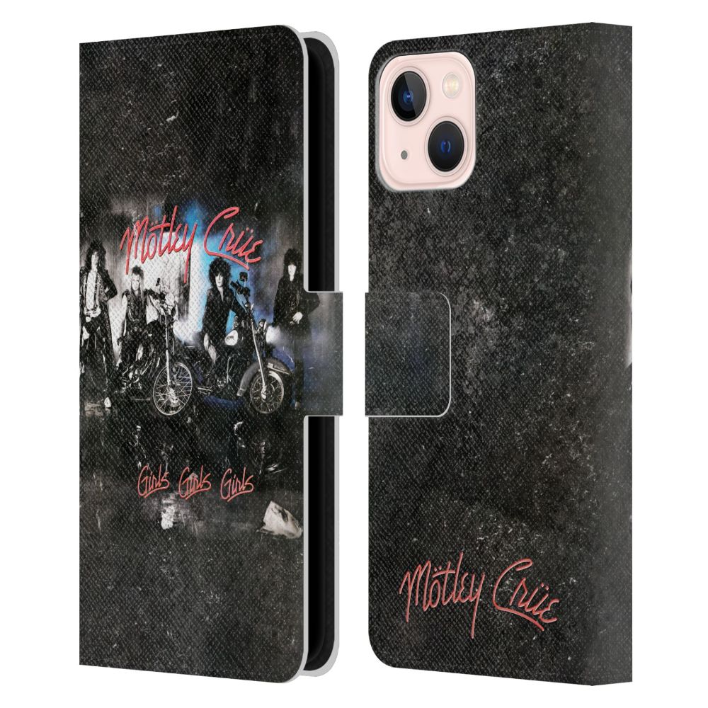 MOTLEY CRUE モトリークルー - Albums / Girls Girls Girls レザー手帳型 / Apple iPhoneケース 【公式 / オフィシャル】