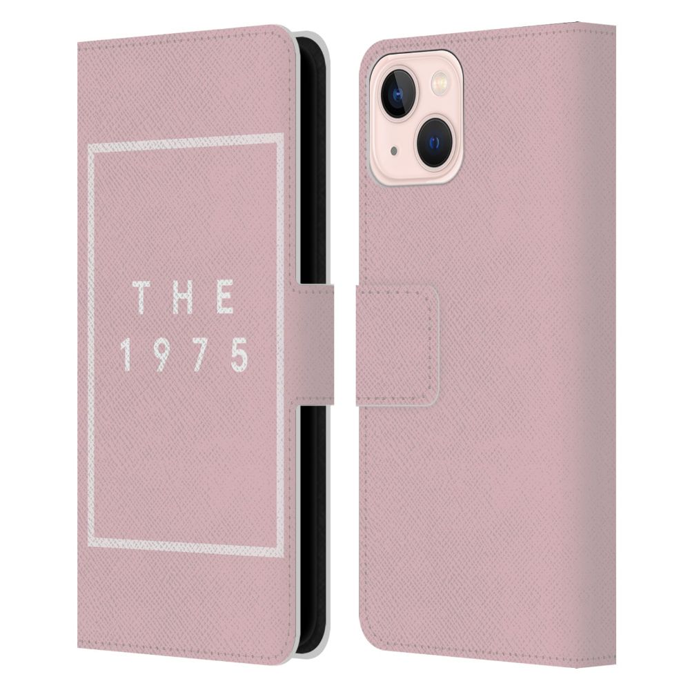 THE 1975 - Logo Pink レザー手帳型 / Apple iPhoneケース 【公式 / オフィシャル】