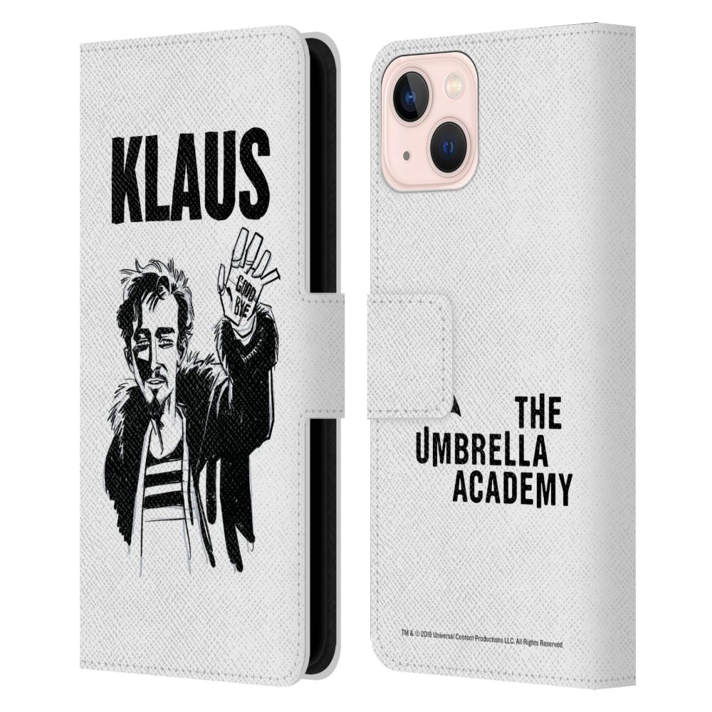 UMBRELLA ACADEMY アンブレラアカデミー (2024年 最終シーズン配信 ) - Graphics / Klaus レザー手帳型 / Apple iPhoneケース 【公式 / オフィシャル】