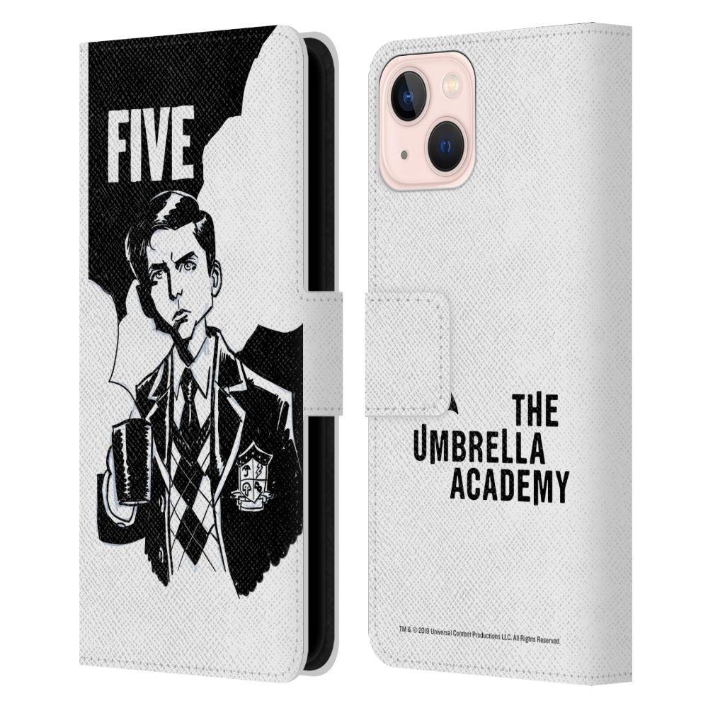 UMBRELLA ACADEMY アンブレラアカデミー (2024年 最終シーズン配信 ) - Graphics / Five レザー手帳型 / Apple iPhoneケース 【公式 / オフィシャル】