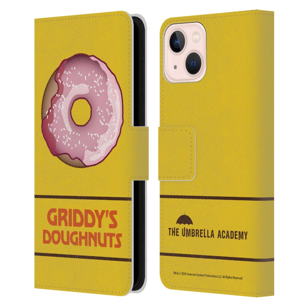 UMBRELLA ACADEMY アンブレラアカデミー (2024年 最終シーズン配信 ) - Griddy's Doughnuts / Strawberry レザー手帳型 / Apple iPhoneケース 【公式 / オフィシャル】