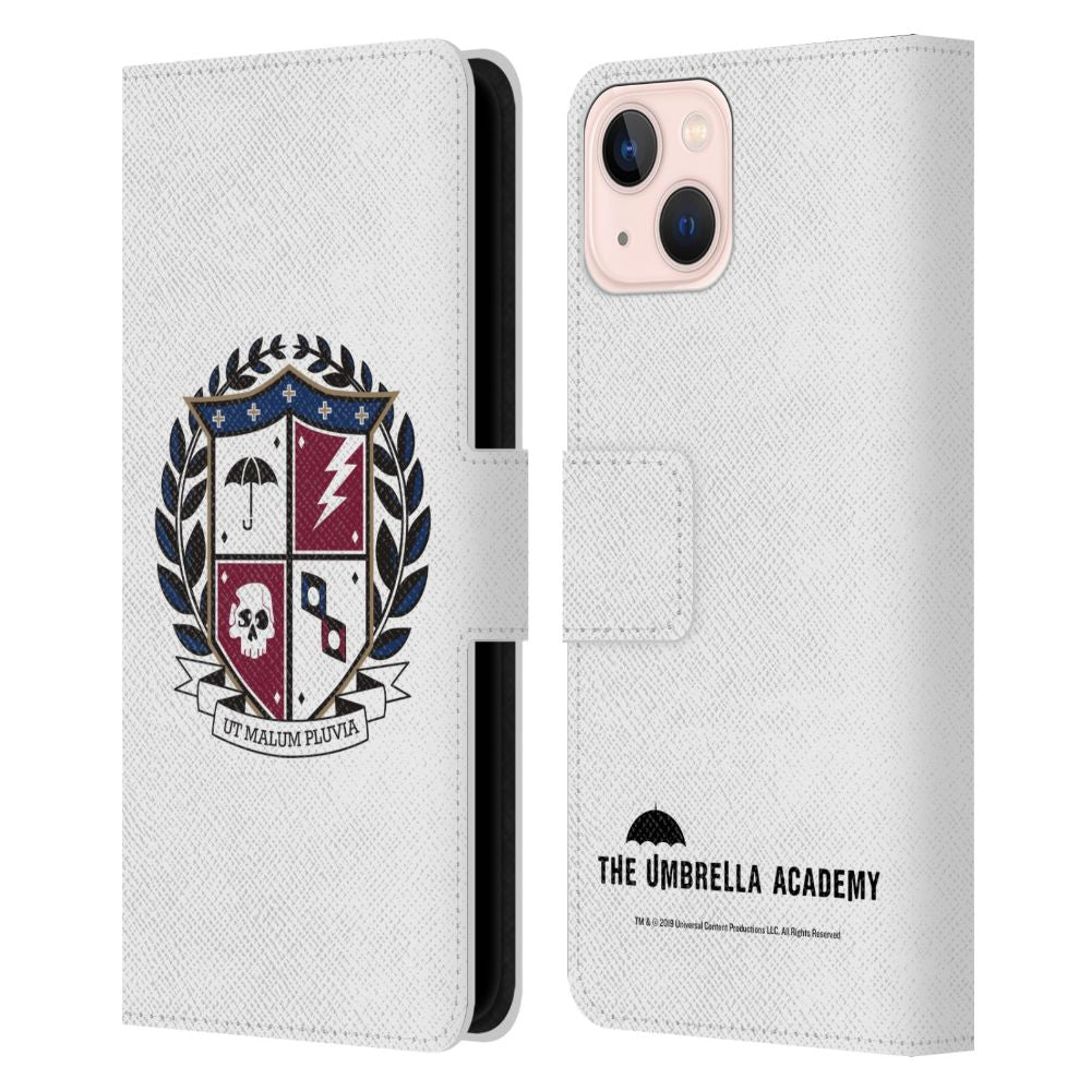 UMBRELLA ACADEMY アンブレラアカデミー (2024年 最終シーズン配信 ) - Logos / Crest レザー手帳型 / Apple iPhoneケース 【公式 / オフィシャル】