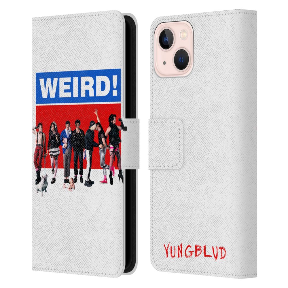 YUNGBLUD ヤングブラッド (「怪獣8号」OP新曲発表 ) - Graphics / Weird! レザー手帳型 / Apple iPhoneケース 【公式 / オフィシャル】