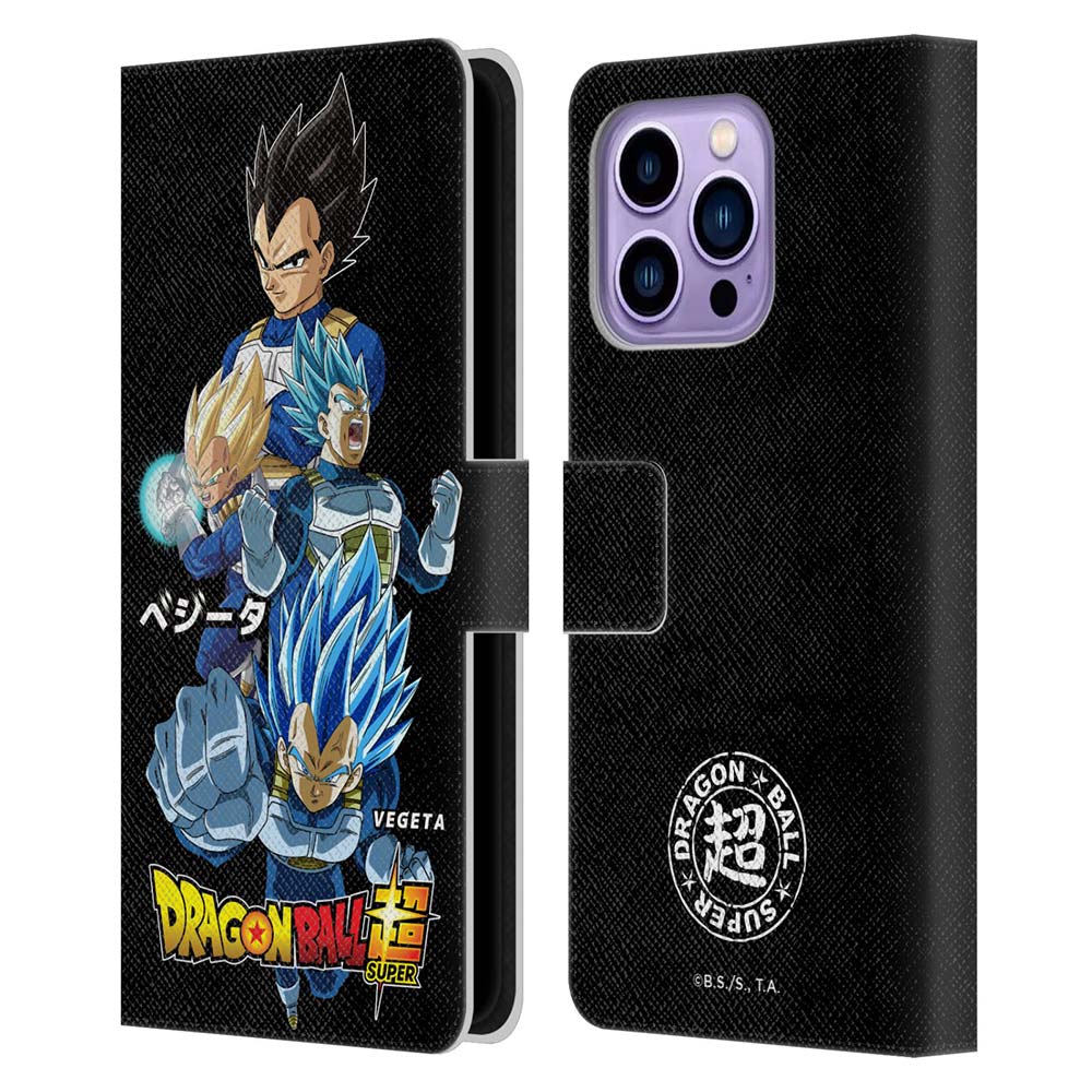 DRAGON BALL ドラゴンボール (ドラゴンボールDAIMA 放送中 ) - Dragon Ball Super / Universe Survival Characters / Vegeta レザー手帳型 / Apple iPhoneケース 【公式 / オフィシャル】