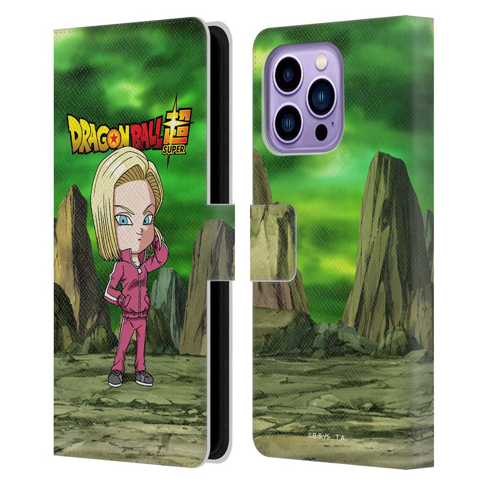 DRAGON BALL ドラゴンボール (ドラゴンボールDAIMA 放送中 ) - Dragon Ball Super / Characters / Android 18 レザー手帳型 / Apple iPhoneケース 【公式 / オフィシャル】