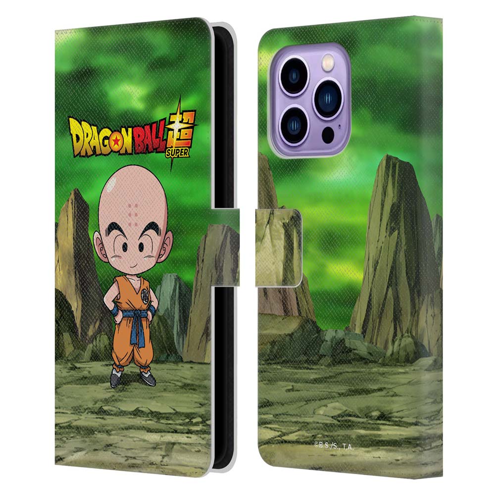 DRAGON BALL ドラゴンボール (ドラゴンボールDAIMA 放送中 ) - Dragon Ball Super / Characters / Krillin レザー手帳型 / Apple iPhoneケース 【公式 / オフィシャル】