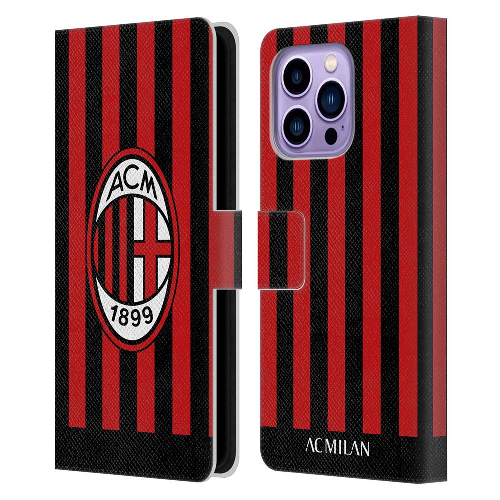 AC MILAN ACミラン (創設 125年 ) 2022/23 Home Kit レザー手帳型 公式 オフィシャル