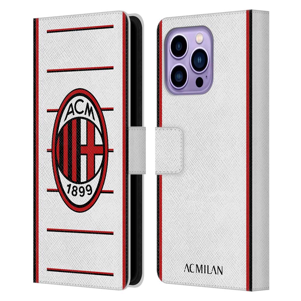 AC MILAN ACミラン (創設 125年 ) 2022/23 Away Kit レザー手帳型  公式 オフィシャル