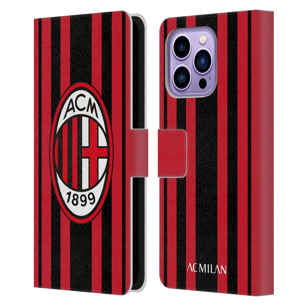 AC MILAN ACミラン (創設 125年 ) 2021/22 Crest Kit Home レザー手帳型 公式 オフィシャル