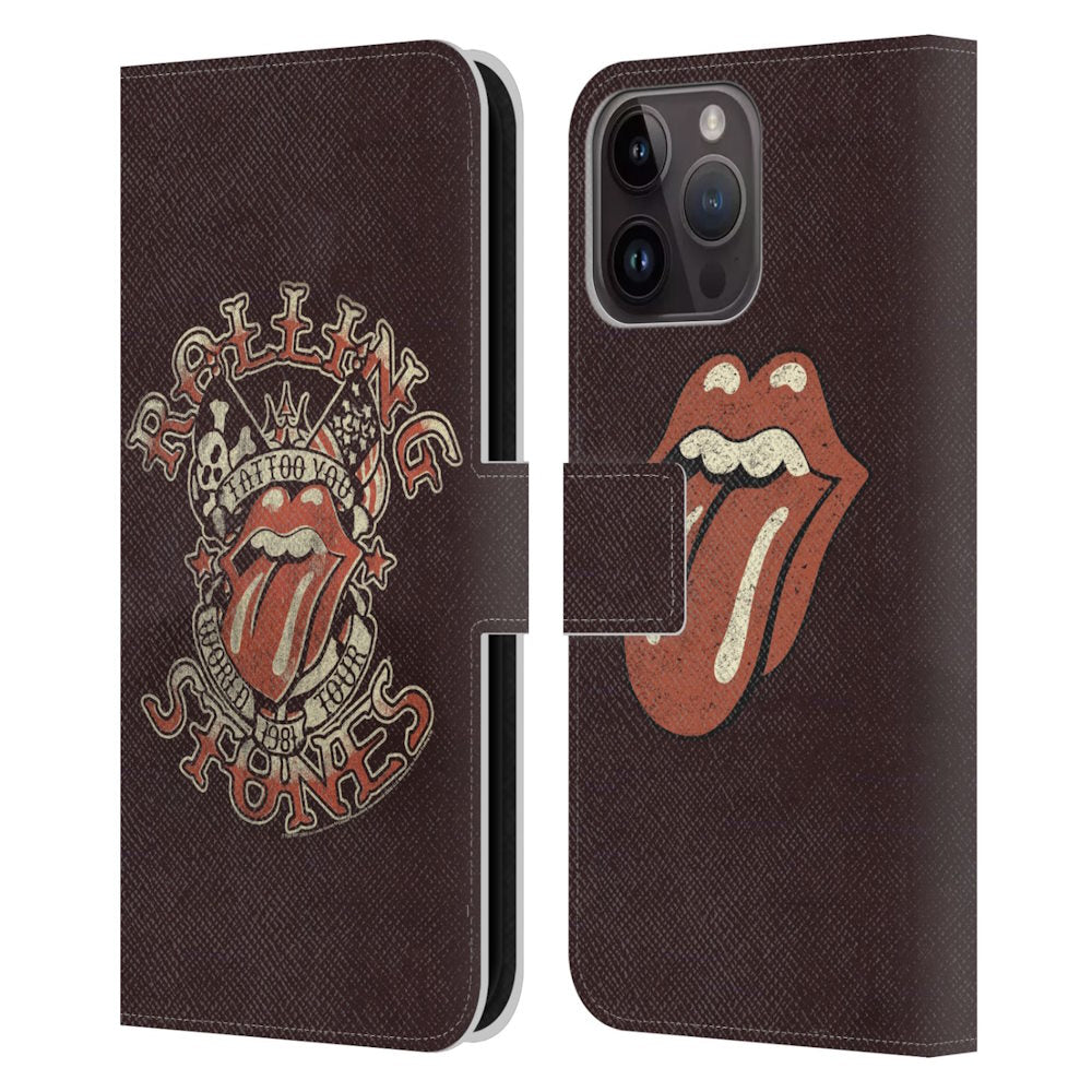 ROLLING STONES ローリングストーンズ (デビュー作 60周年 ) - Tattoo You 1981 レザー手帳型 / Apple iPhoneケース 【公式 / オフィシャル】