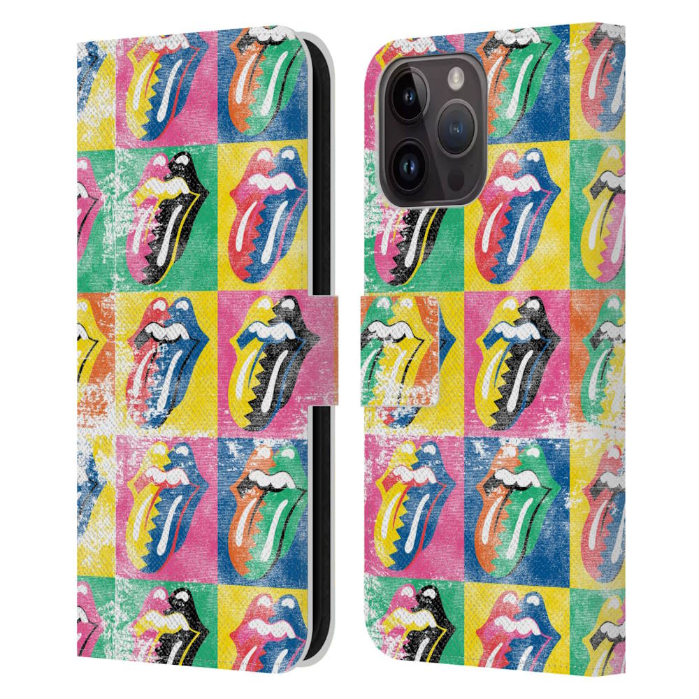 ROLLING STONES ローリングストーンズ (デビュー作 60周年 ) - Some Girls Warhol レザー手帳型 / Apple iPhoneケース 【公式 / オフィシャル】