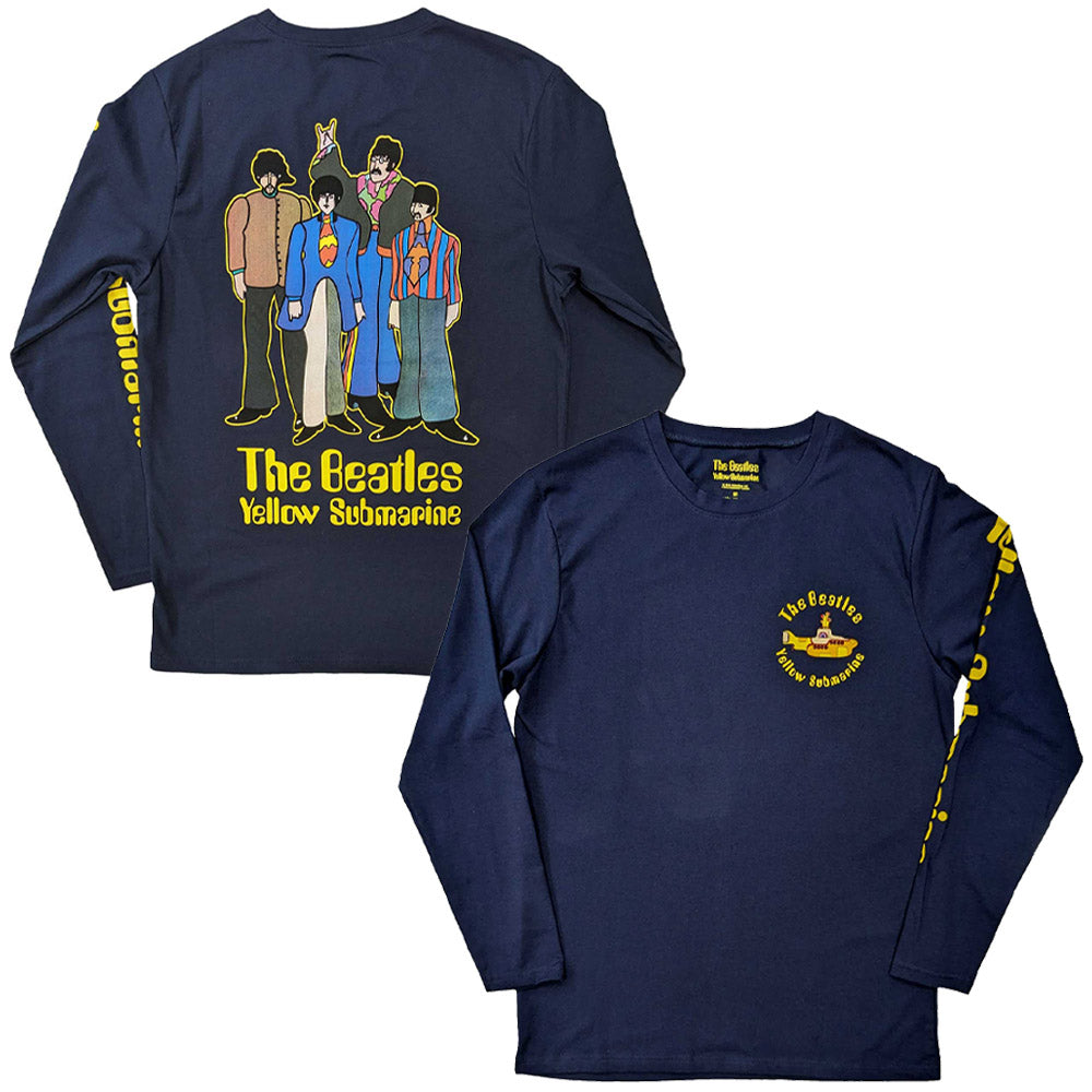 
                  
                    THE BEATLES ビートルズ (ABBEY ROAD 55周年 ) - Yellow Submarine Band / バックプリントあり / 長袖 / Sleeve Print / Tシャツ / メンズ 【公式 / オフィシャル】
                  
                