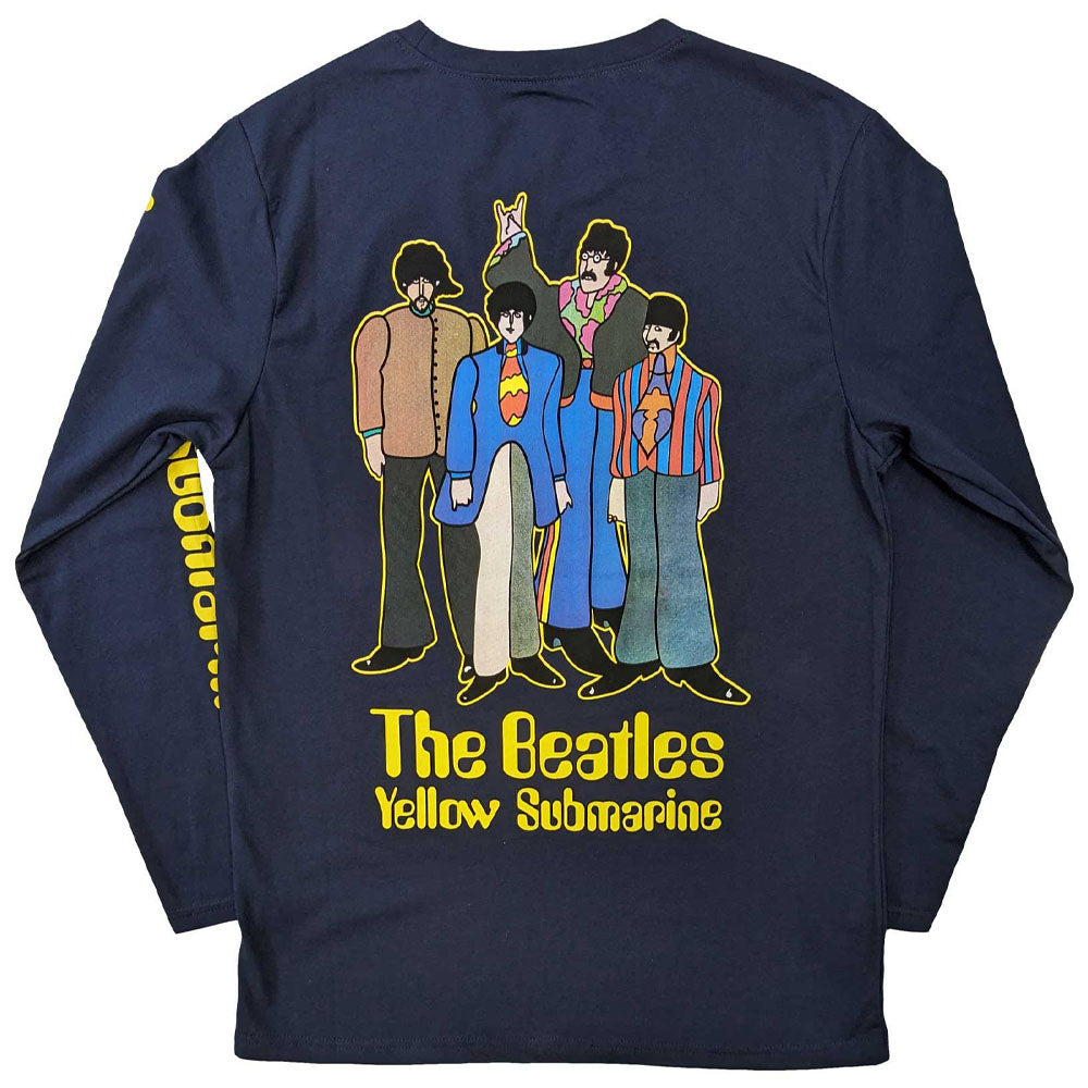 
                  
                    THE BEATLES ビートルズ (ABBEY ROAD 55周年 ) - Yellow Submarine Band / バックプリントあり / 長袖 / Sleeve Print / Tシャツ / メンズ 【公式 / オフィシャル】
                  
                