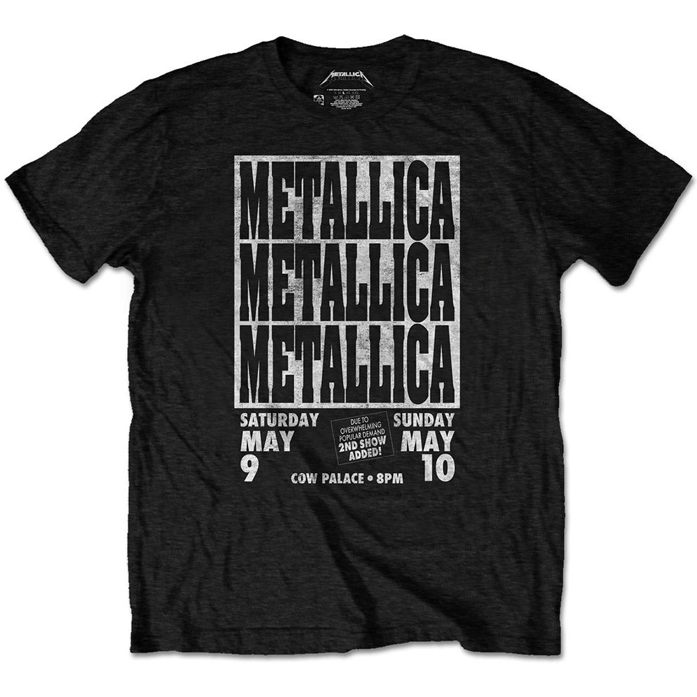 METALLICA メタリカ - Cow Palace / ECO-TEE / Tシャツ / メンズ 【公式 / オフィシャル】