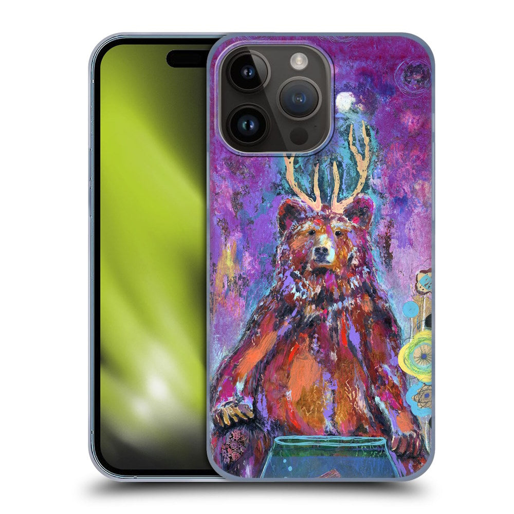 WYANNE ワイアン - Bear with Antlers ハード case / Apple iPhoneケース 【公式 / オフィシャル】