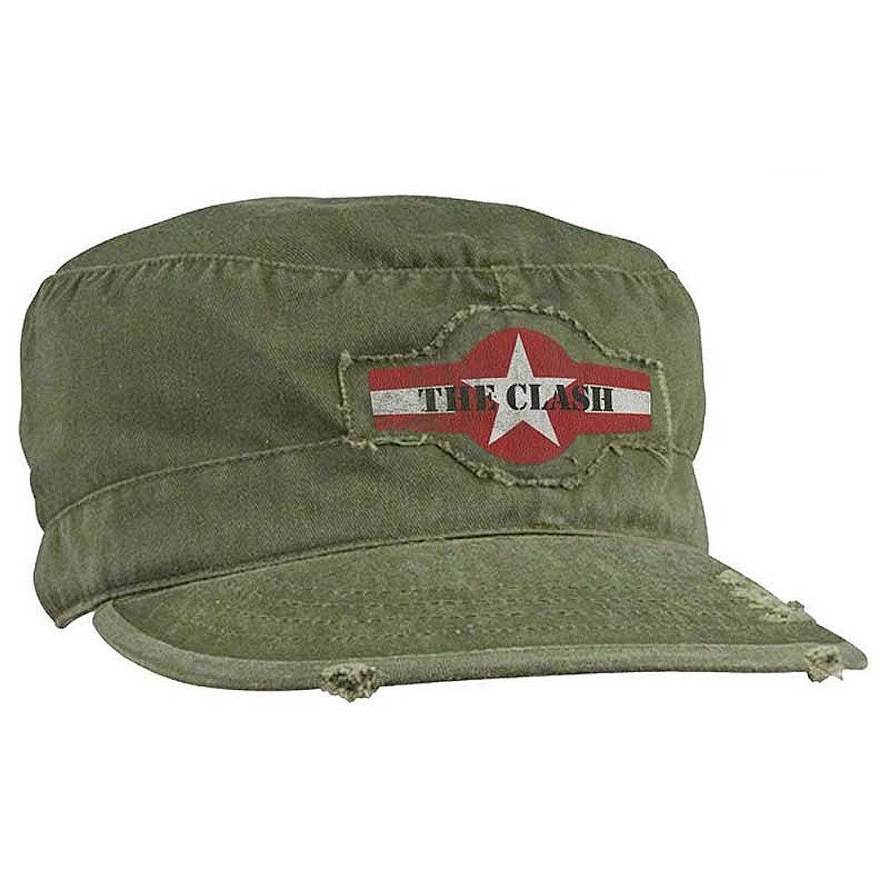 THE CLASH - Military Cap / Star Logo