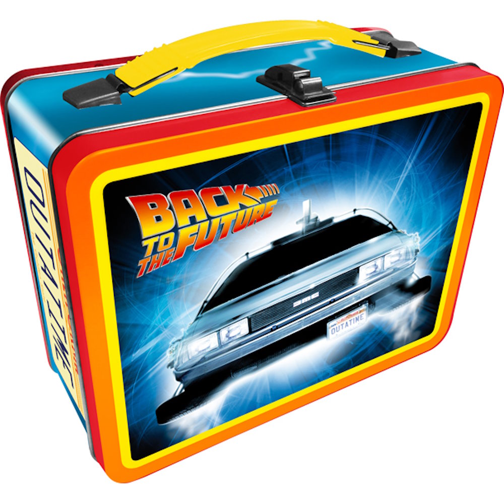 BACK TO THE FUTURE バックトゥザフューチャー (「BTTF2」 35周年 ) FUN BOX Tin Tote 公式 