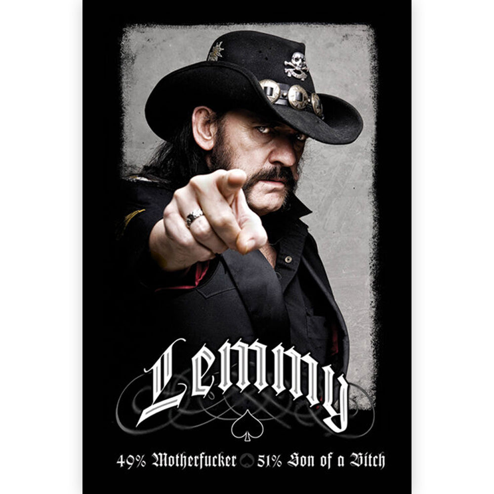 MOTORHEAD モーターヘッド - Lemmy (49% mofo) / ポスター 【公式 / オフィシャル】