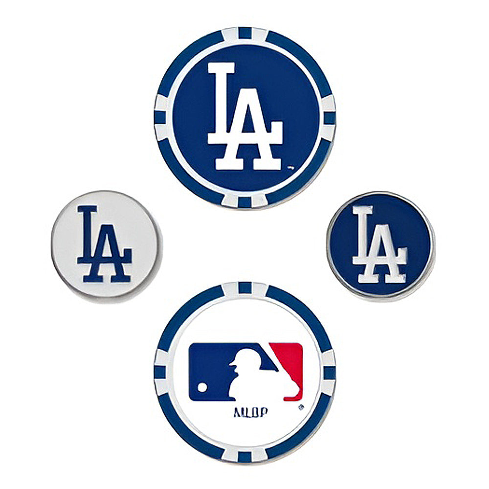 LOS ANGELES DODGERS（MLB） ロサンゼルスドジャース - MLB公式 Los Angeles Dodgers / ゴルフマーカー4個セット / 限定 / グッズ 【公式 / オフィシャル】