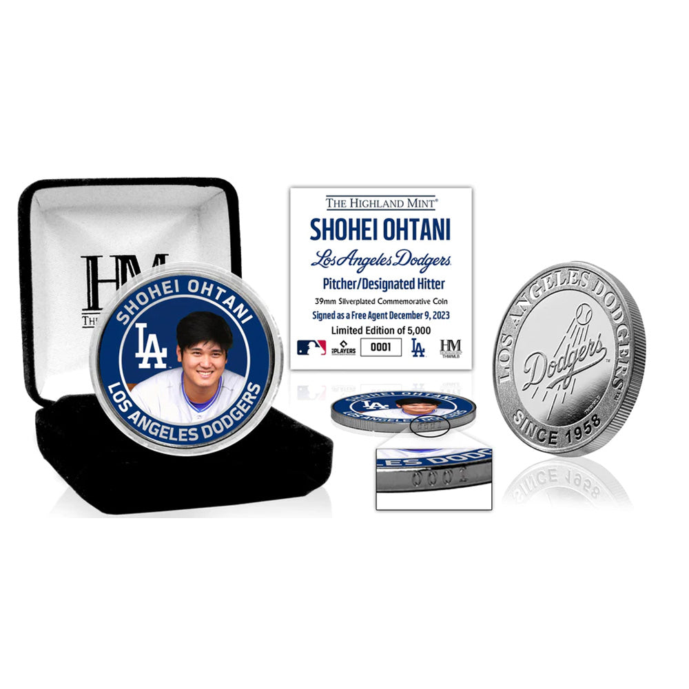 SHOHEI OHTANI - LA DODGERS SILVER MINT COIN / 5000枚限定