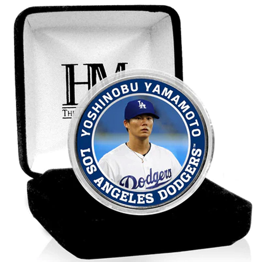 YOSHINOBU YAMAMOTO 山本由伸 - LA DODGERS SILVER MINT COIN / 5000枚限定 / コイン 【公式 / オフィシャル】