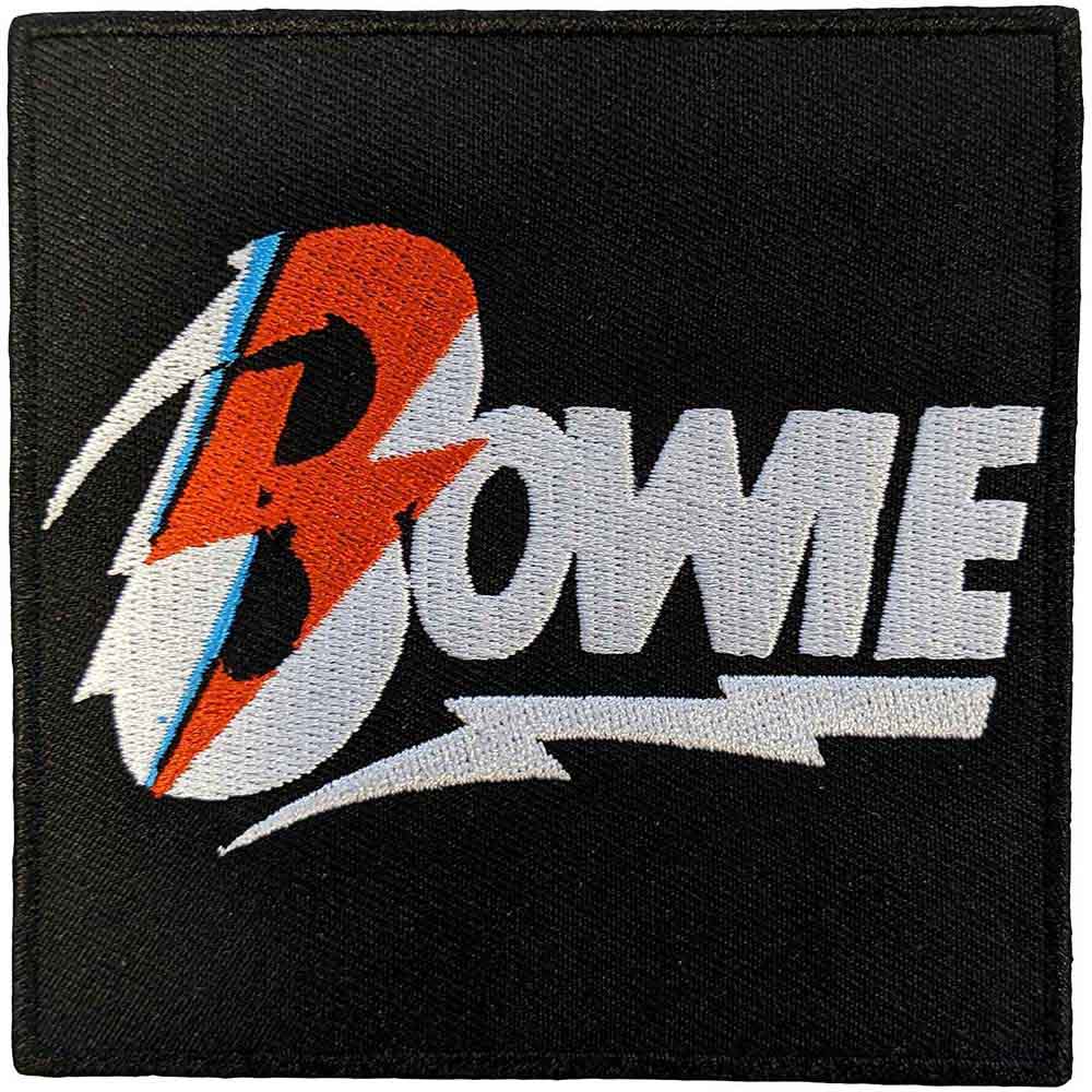 DAVID BOWIE デヴィッドボウイ - Diamond Dogs Flash Logo / ワッペン 【公式 / オフィシャル】