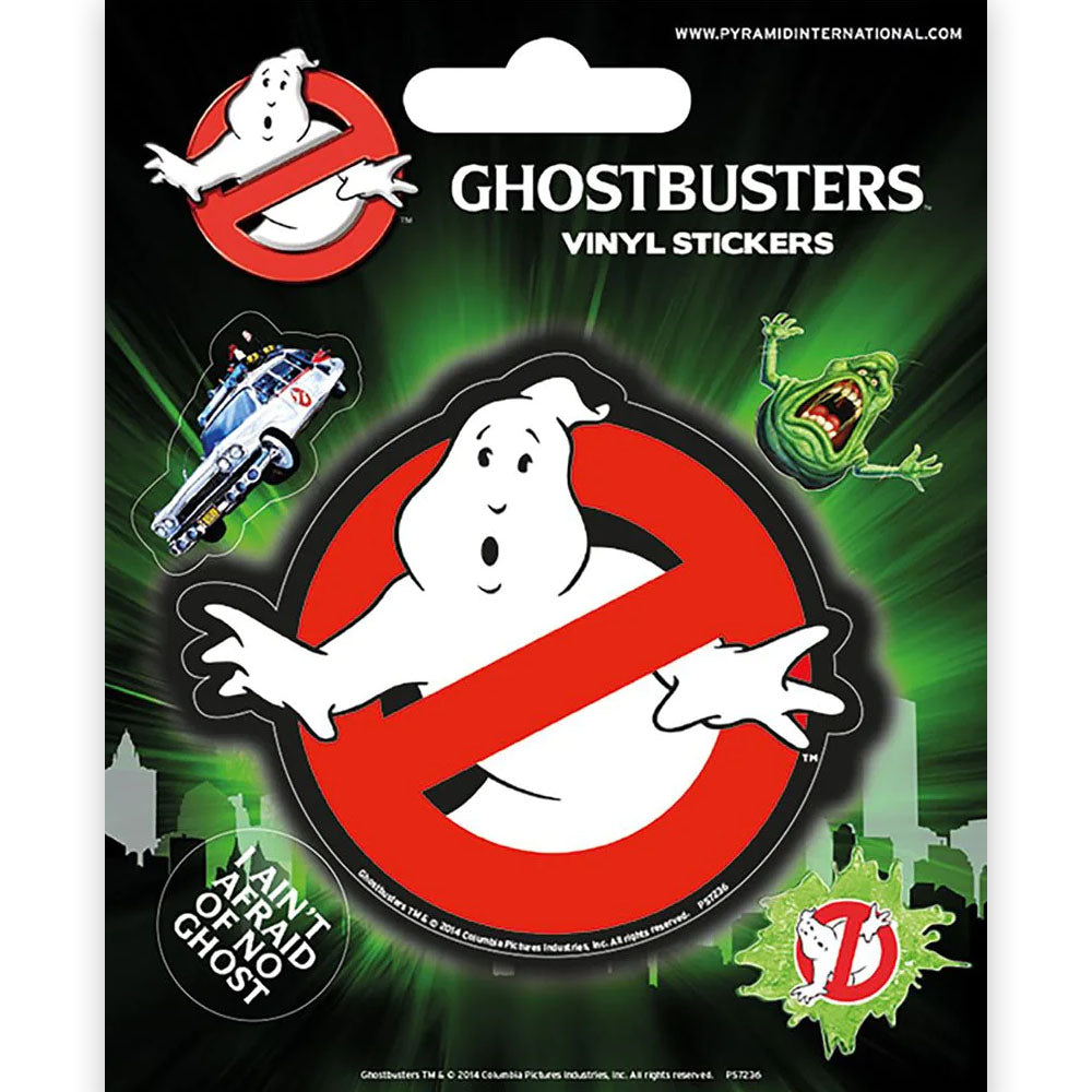 GHOSTBUSTERS ゴーストバスターズ - Logo / 5枚入り / ステッカー 【公式 / オフィシャル】