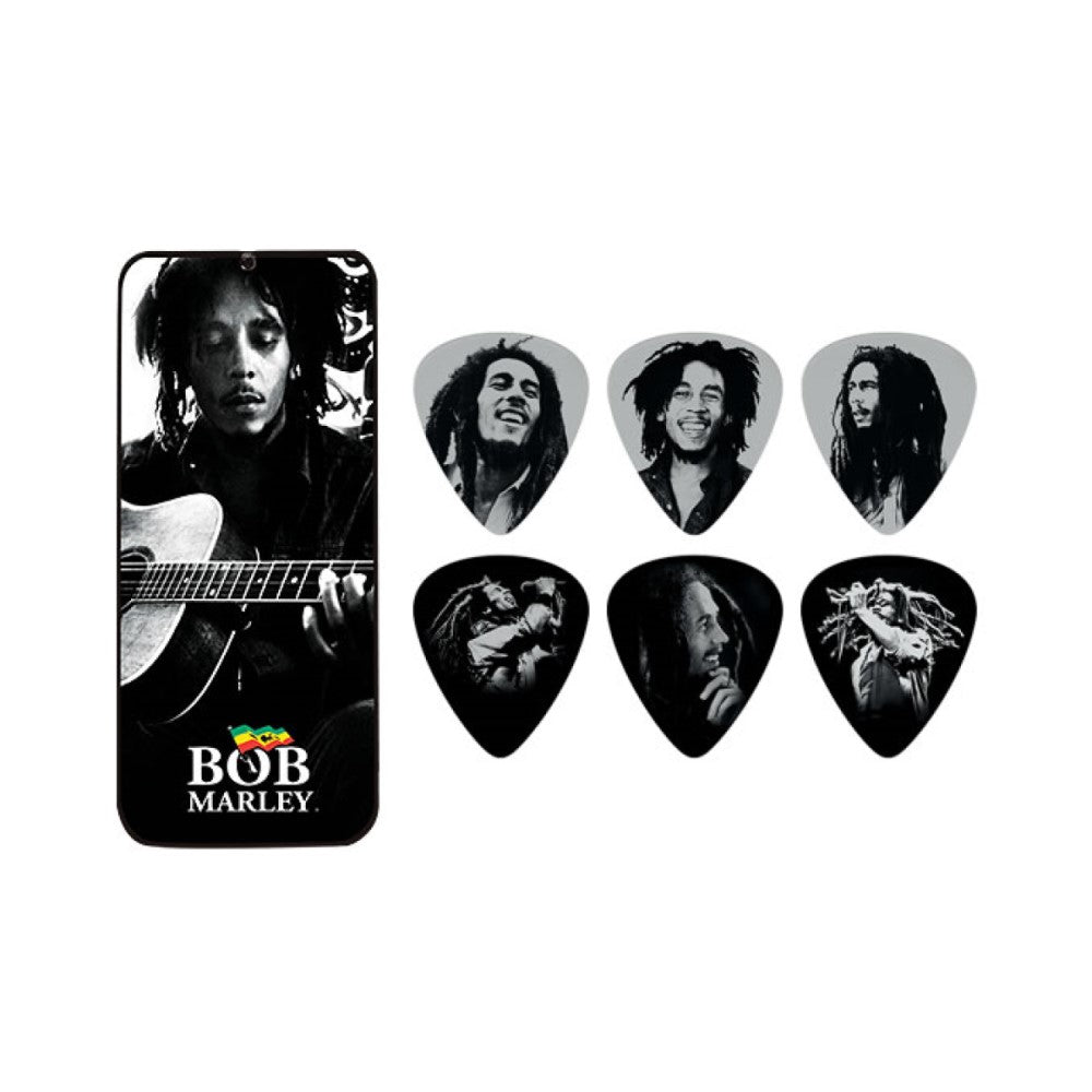 BOB MARLEY ボブマーリー Jim Dunlop Bob Marley Collector Pick Tins Medium 