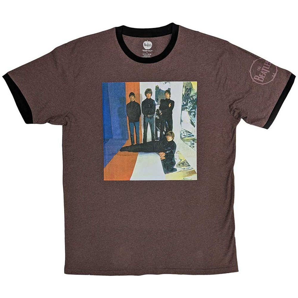 THE BEATLES ビートルズ (ABBEY ROAD 55周年 ) - Stripes / Sleeve Print / リンガー / Tシャツ / メンズ 【公式 / オフィシャル】