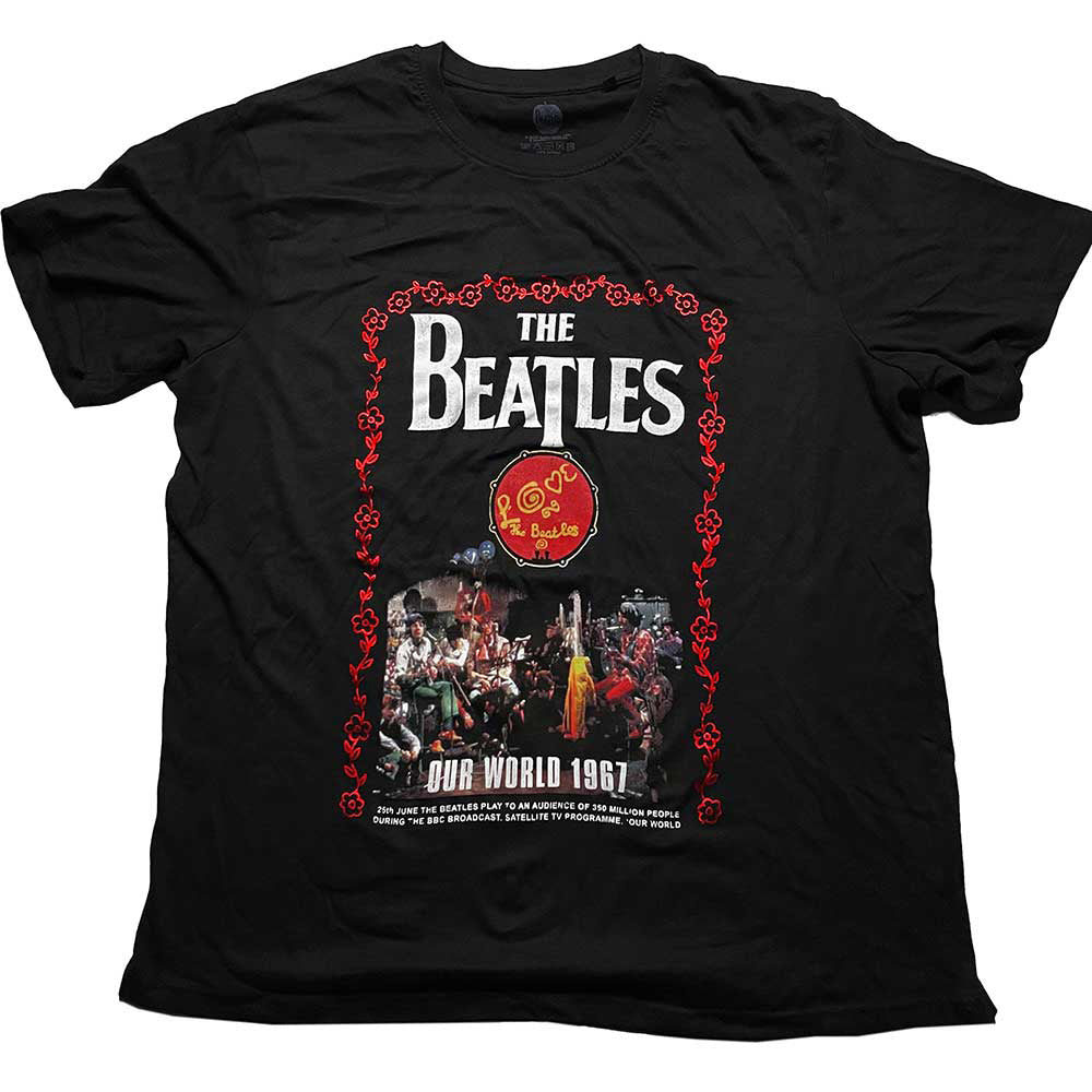 
                  
                    THE BEATLES ビートルズ (結成 65周年 ) - Our World 1967 / Tシャツ / メンズ
                  
                