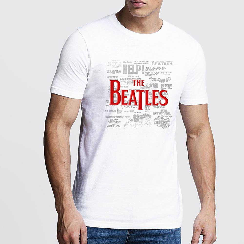 
                  
                    THE BEATLES ビートルズ (結成 65周年 ) - Titles & Logos / パフプリント / Tシャツ / メンズ
                  
                