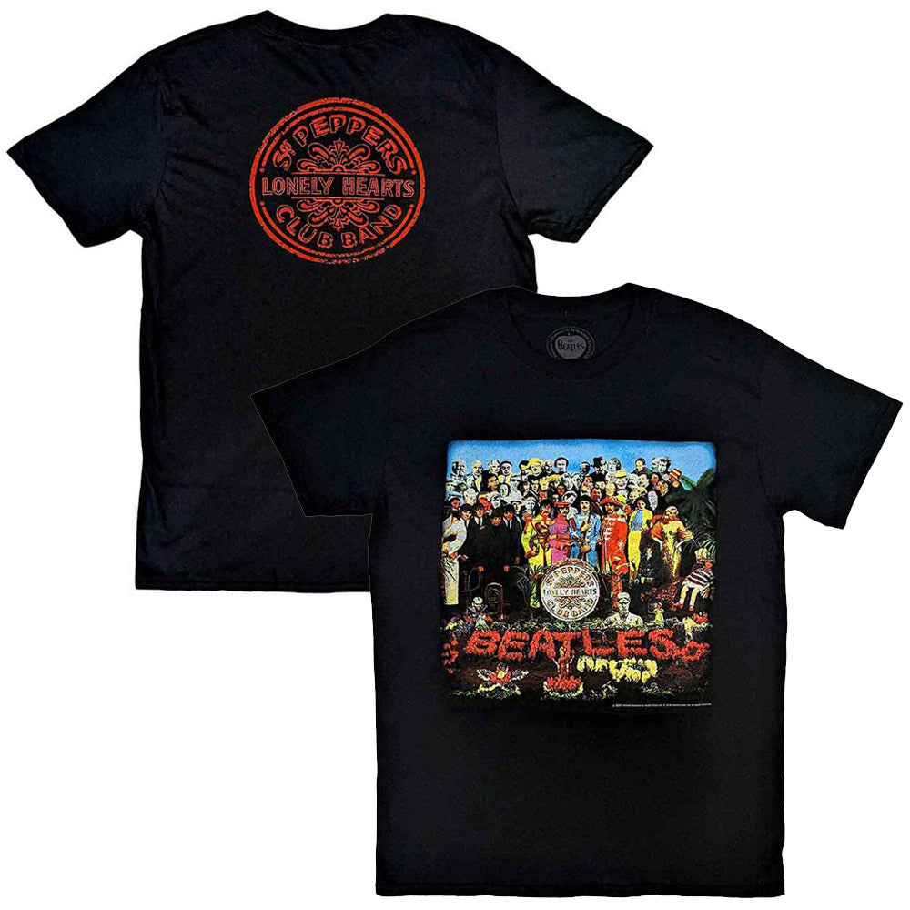 THE BEATLES ビートルズ (ABBEY ROAD 55周年 ) - Sgt Pepper / バックプリントあり / Tシャツ / メンズ 【公式 / オフィシャル】