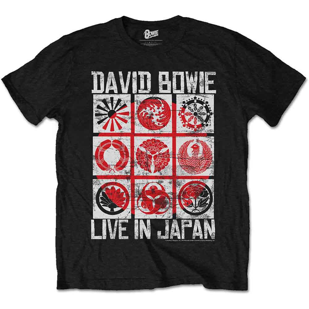 DAVID BOWIE デヴィッドボウイ - LIVE IN JAPAN / Tシャツ / メンズ 【公式 / オフィシャル】