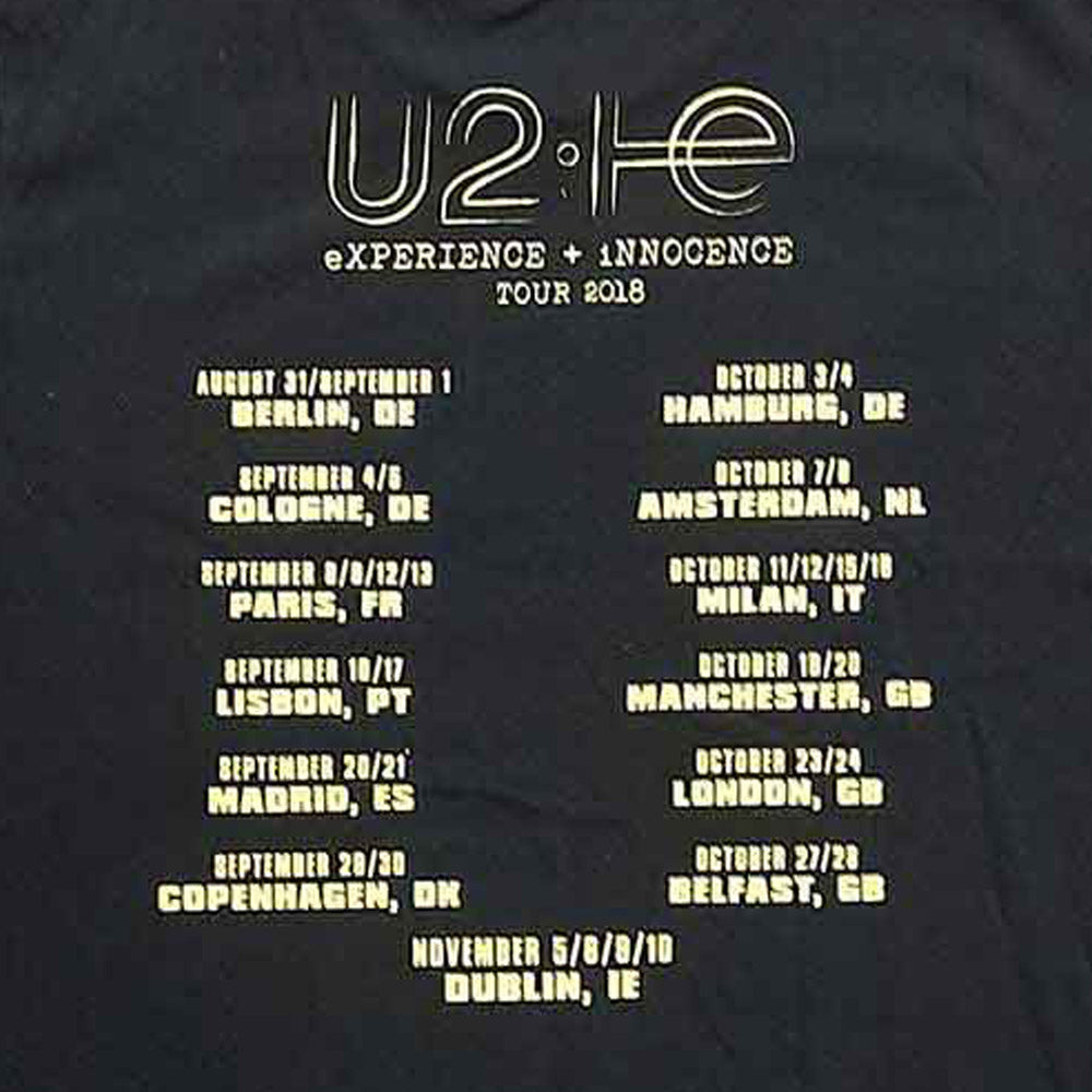 
                  
                    U2 UNISEX T-SHIRT ユーツー - Logo 2018 / バックプリントあり / EX-TOUR / Tシャツ / メンズ 【公式 / オフィシャル】
                  
                