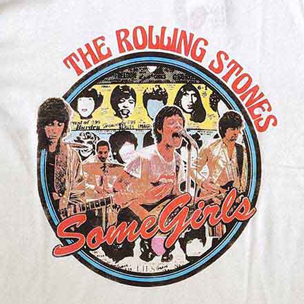 ROLLING STONES ローリングストーンズ (デビュー作 60周年 ) - Some Girls Circle / 半袖ラグラン / リンガー / Tシャツ / メンズ 【公式 / オフィシャル】