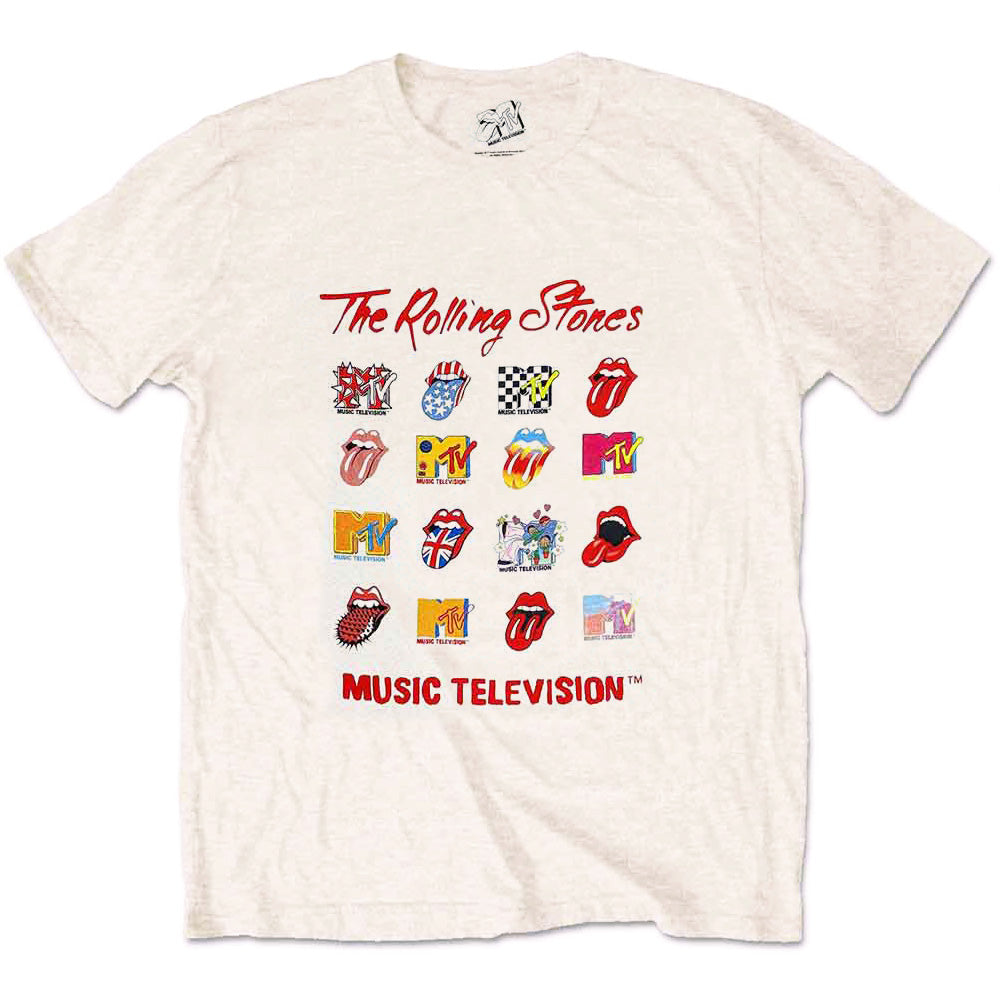 ROLLING STONES ローリングストーンズ (デビュー作 60周年 ) - MTV Rolling Stones Logo Mashup / Tシャツ / メンズ 【公式 / オフィシャル】