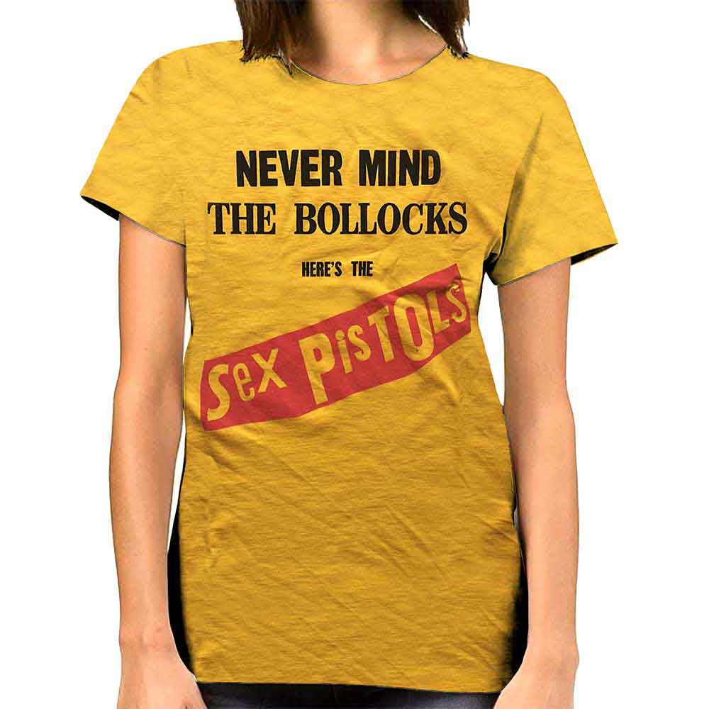 
                  
                    SEX PISTOLS セックスピストルズ (シド 追悼 45周年 ) - Never Mind the Bollocks Original Album / Tシャツ / レディース 【公式 / オフィシャル】
                  
                