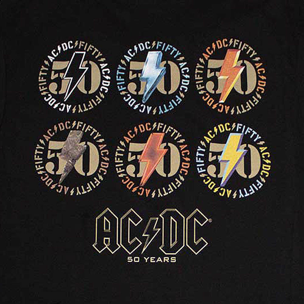 
                  
                    AC/DC エーシーディーシー Emblems バックプリントあり Tシャツ メンズ 公式 オフィシャル
                  
                