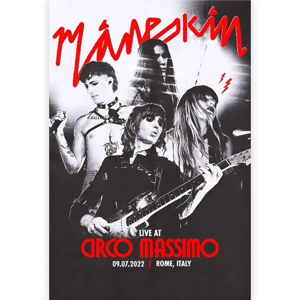 
                  
                    MANESKIN マネスキン - Live At Circo Massimo 2022 / LIVE会場限定 / ポスター 【公式 / オフィシャル】
                  
                