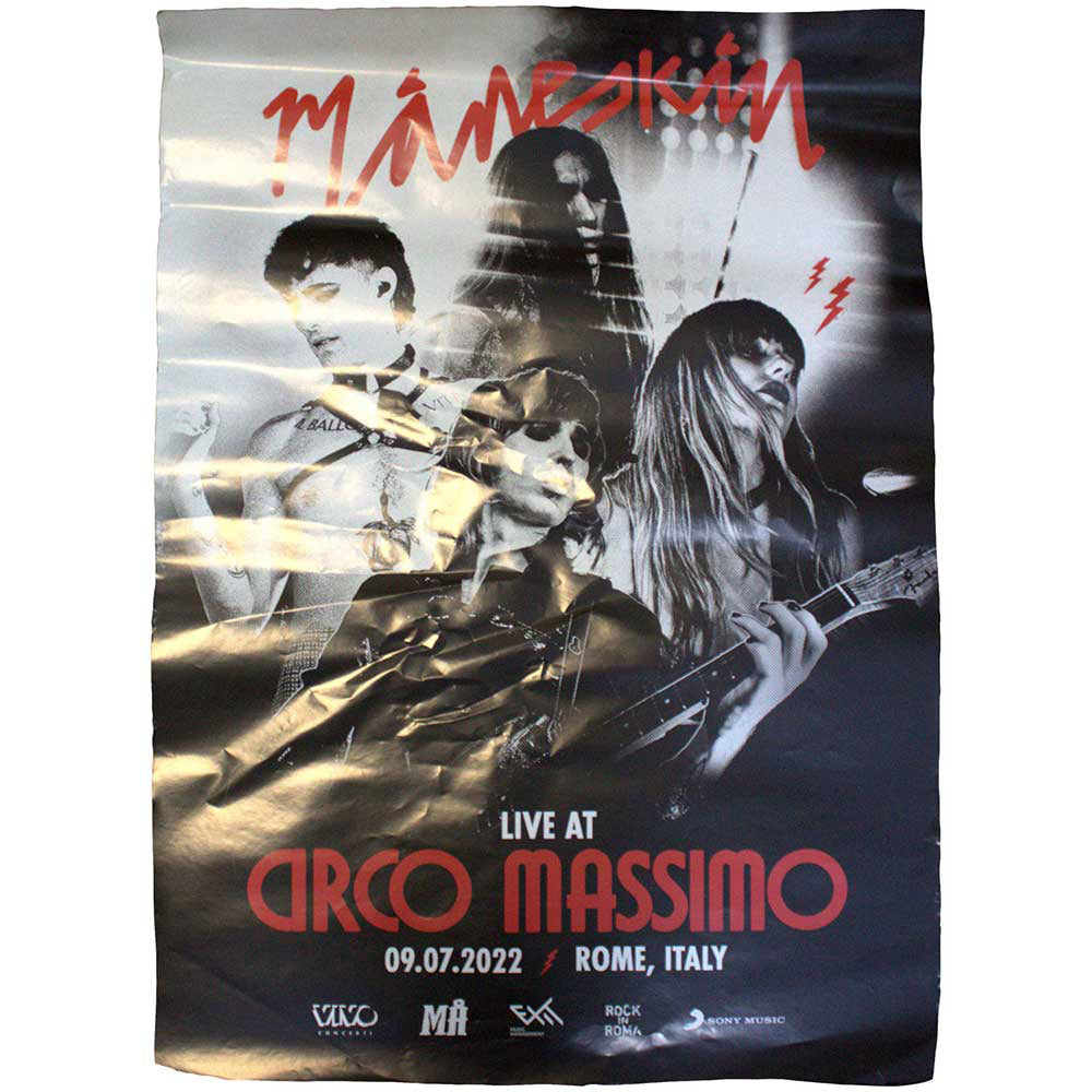 MANESKIN マネスキン - Live At Circo Massimo 2022 / LIVE会場限定 / ポスター 【公式 / オフィシャル】