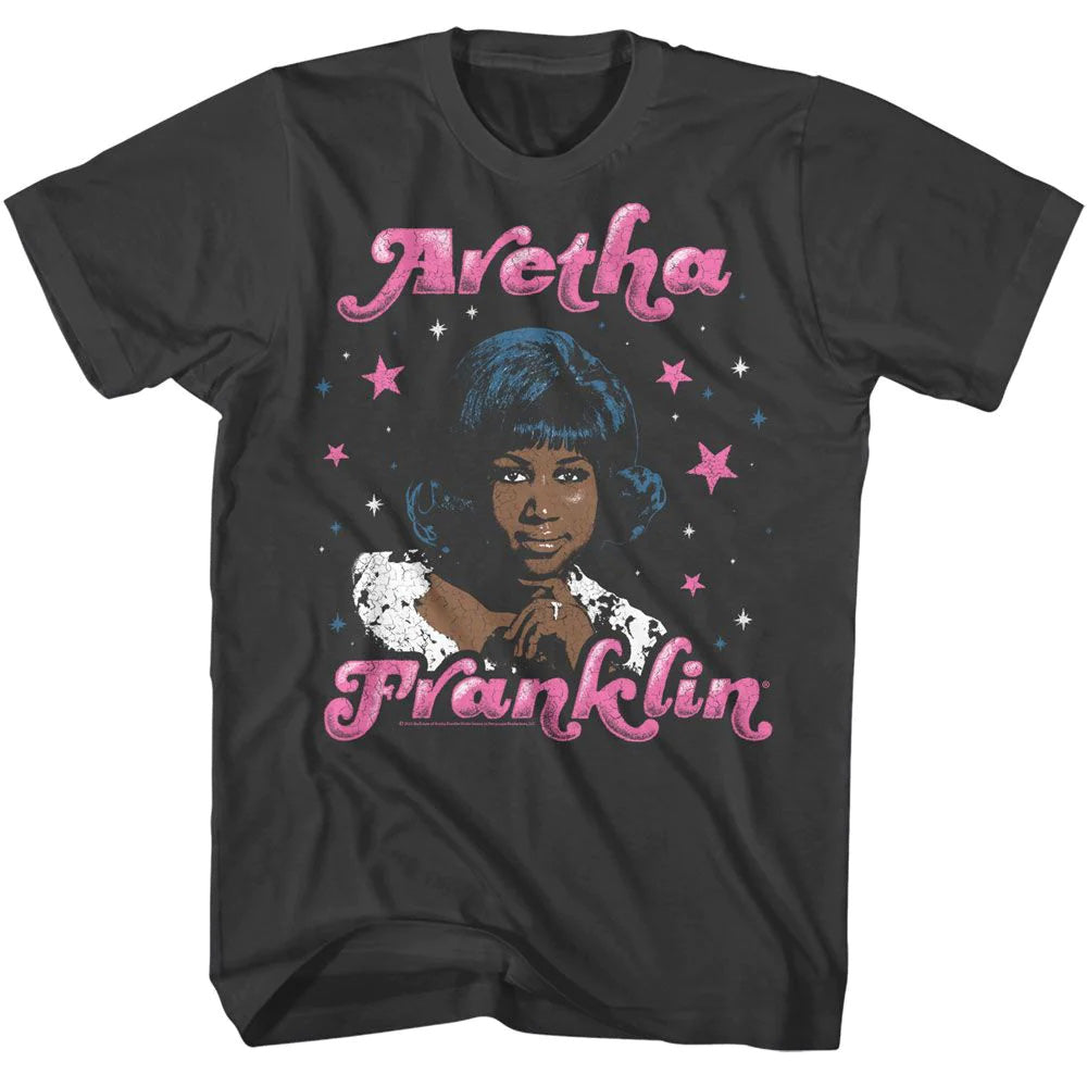 ARETHA FRANKLIN アレサフランクリン STARS Tシャツ メンズ 公式 オフィシャル