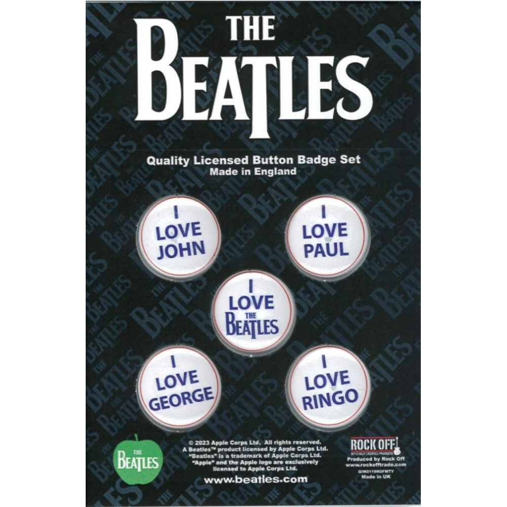 
                  
                    THE BEATLES - (ABBEY ROAD 55周年 ) - I Love The Beatles / 5個セット
                  
                