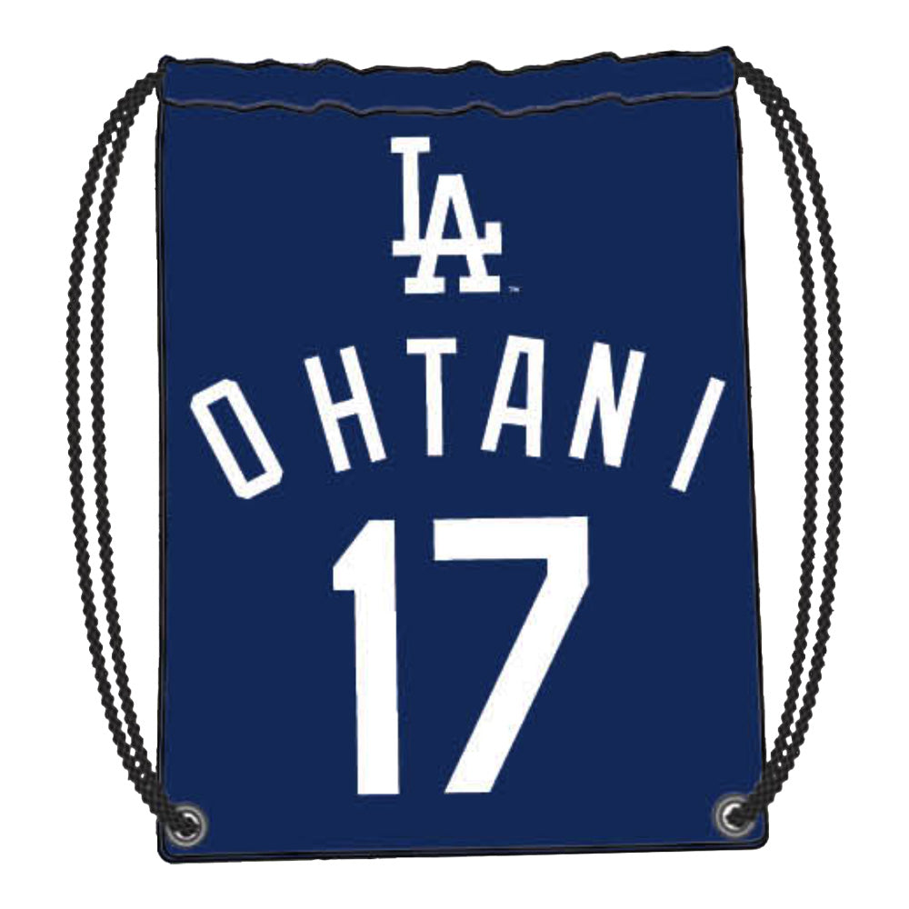 SHOHEI OHTANI 大谷翔平 - MLB公式 LOS ANGELES DODGERS PLAYER DRAWSTRING BACKPACK / 限定 / バックパック 【公式 / オフィシャル】