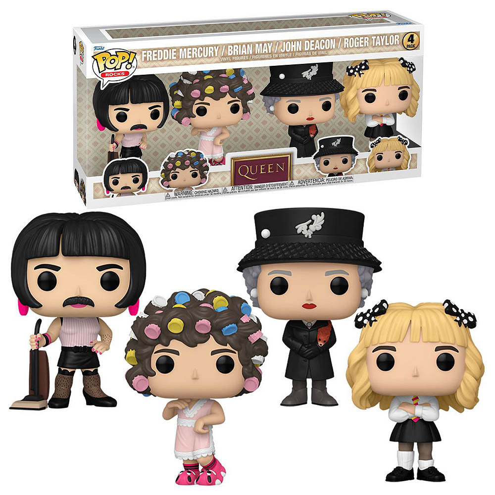 【予約商品】 QUEEN クイーン - I Want to Break Free Funko Pop! Vinyl Figure 4-Pack / フィギュア・人形 【公式 / オフィシャル】