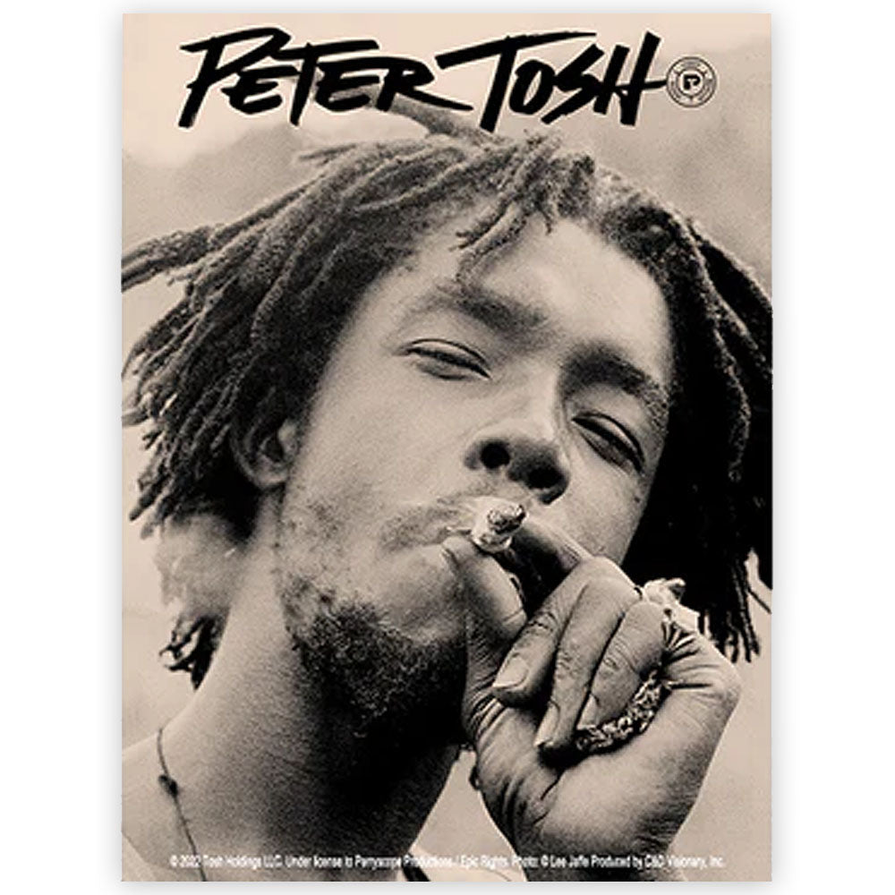 PETER TOSH ピータートッシュ - Sepia Smoke / ステッカー 【公式 / オフィシャル】