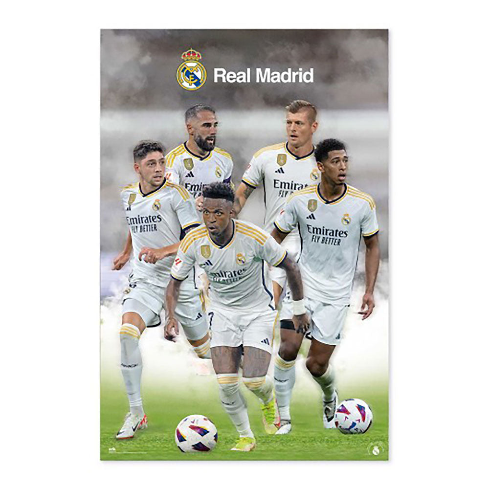 REAL MADRID CF レアルマドリード - JUGADORES 2023/2024 / ポスター 【公式 / オフィシャル】