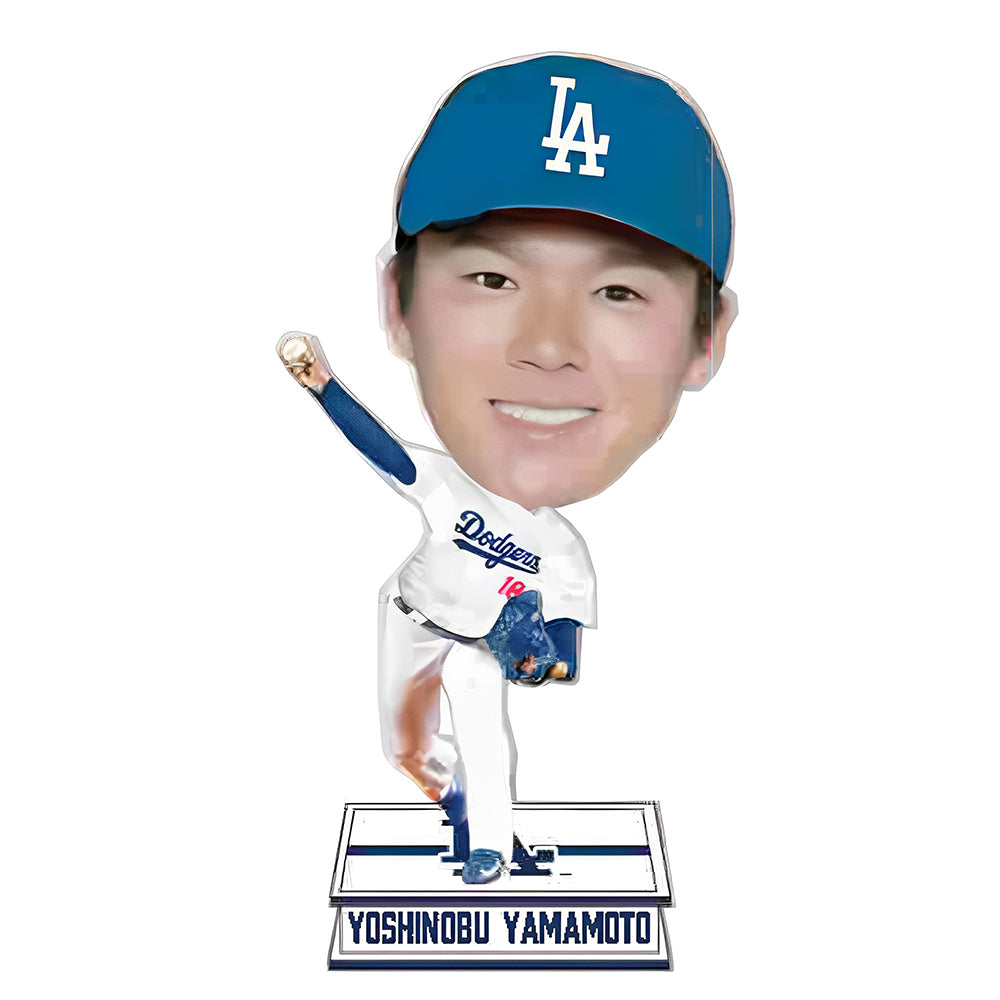 YOSHINOBU YAMAMOTO 山本由伸 - LOS ANGELES DODGERS / ホームユニフォーム / 約11.43cm / 限定 / フィギュア・人形 【公式 / オフィシャル】